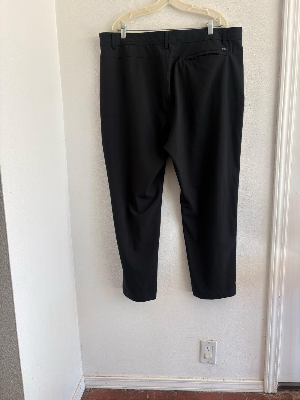 Hurley mens black hybrid performance stretch pants 40x32 - Picture 2 of 10